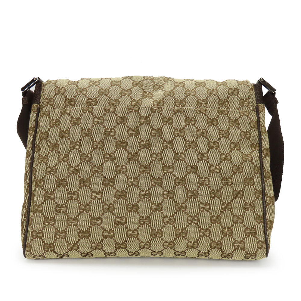Gucci Shoulder Bag Leather Canvas Bag 146237