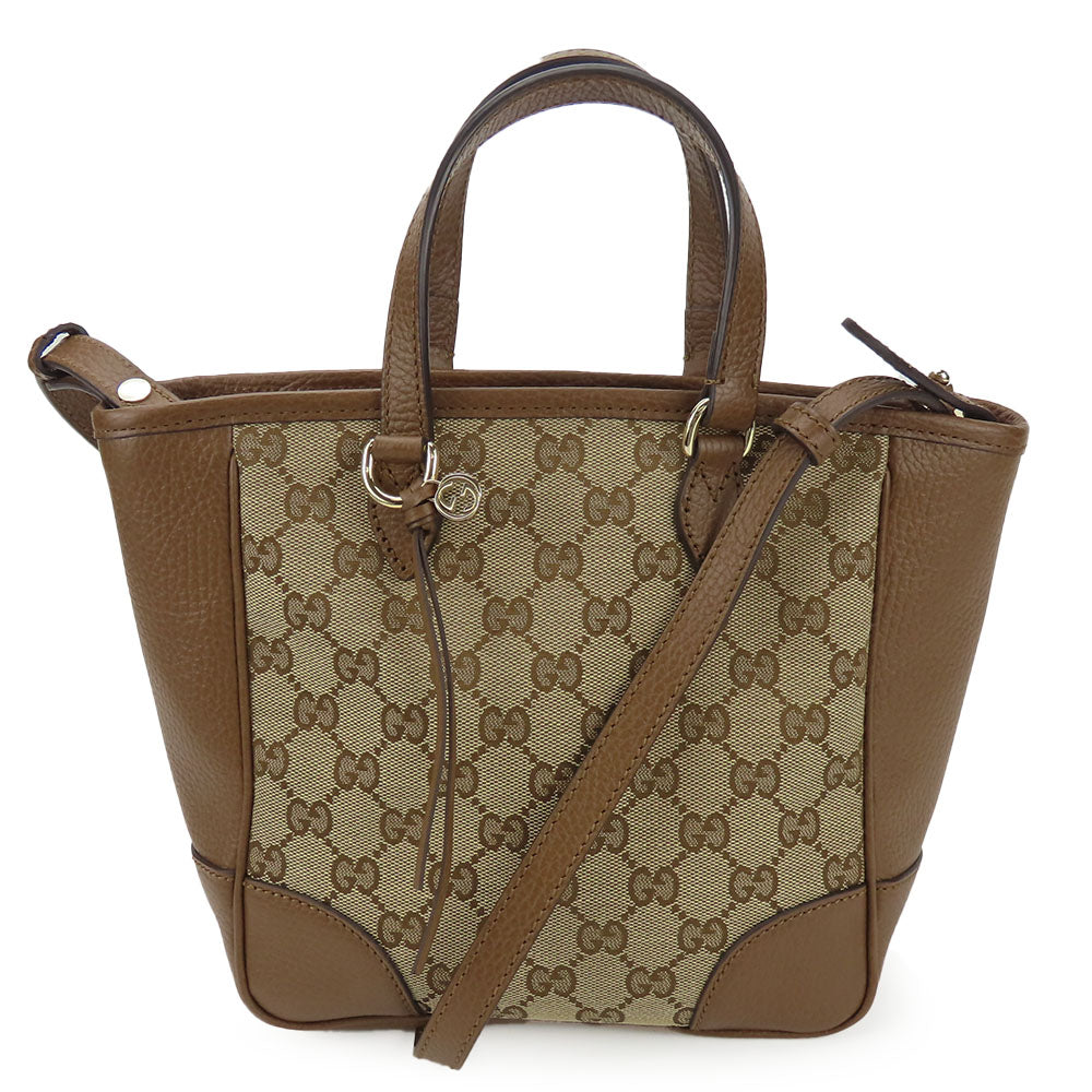 Gucci Leather Brown Travel Bag