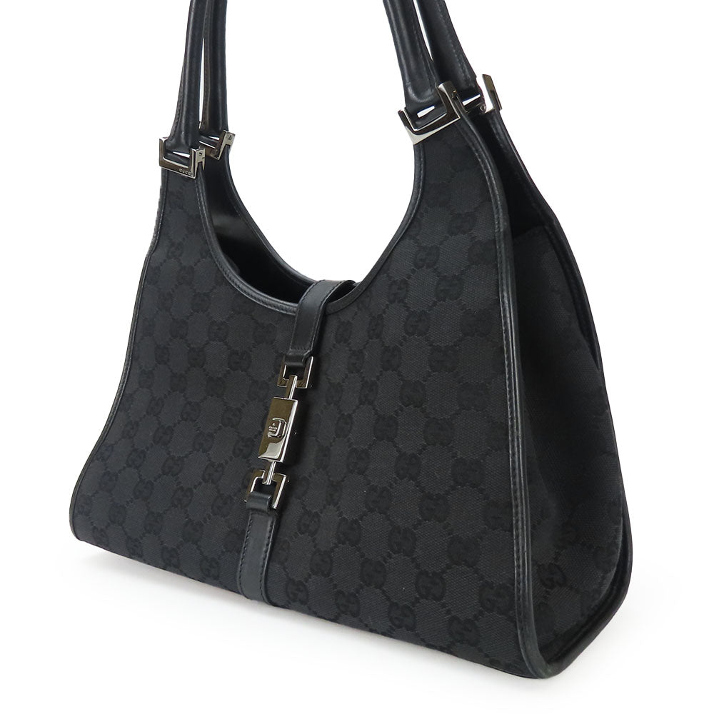 Gucci GG Canvas Black Handbag 3