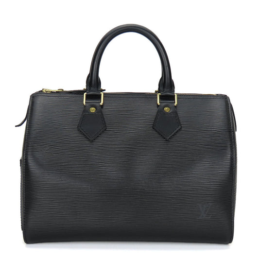 Louis Vuitton M43012 Epi Noir Speedy 25 Leather Handbag