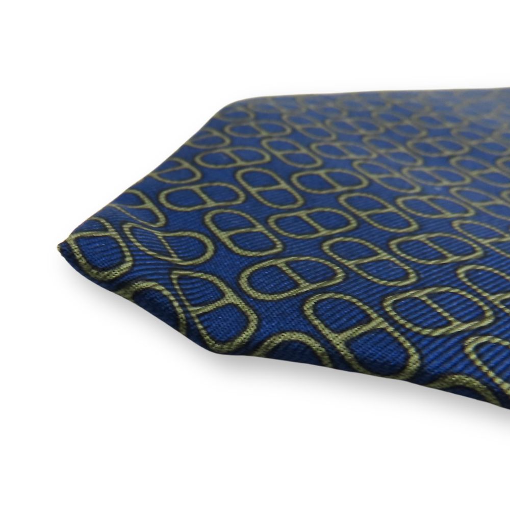 Tie Silk Navy Chene Dunklepattern Mens Handbag Travel Bag