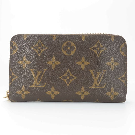 Louis Vuitton Bifold M61440 Zippy Compact Monogram Brown Wallet Case