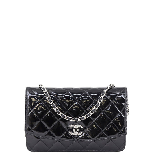 Chanel Brilliant Wallet on Handbag Chain Chain 260221