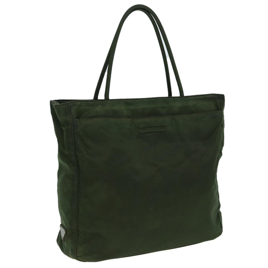Prada Tote Bag Khaki Auth Nylon Khaki Auth 84451