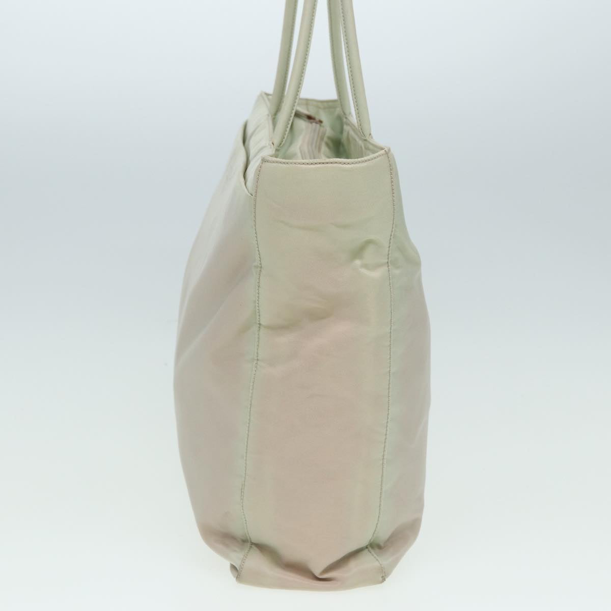 Prada Tote Bag Auth Nylon White