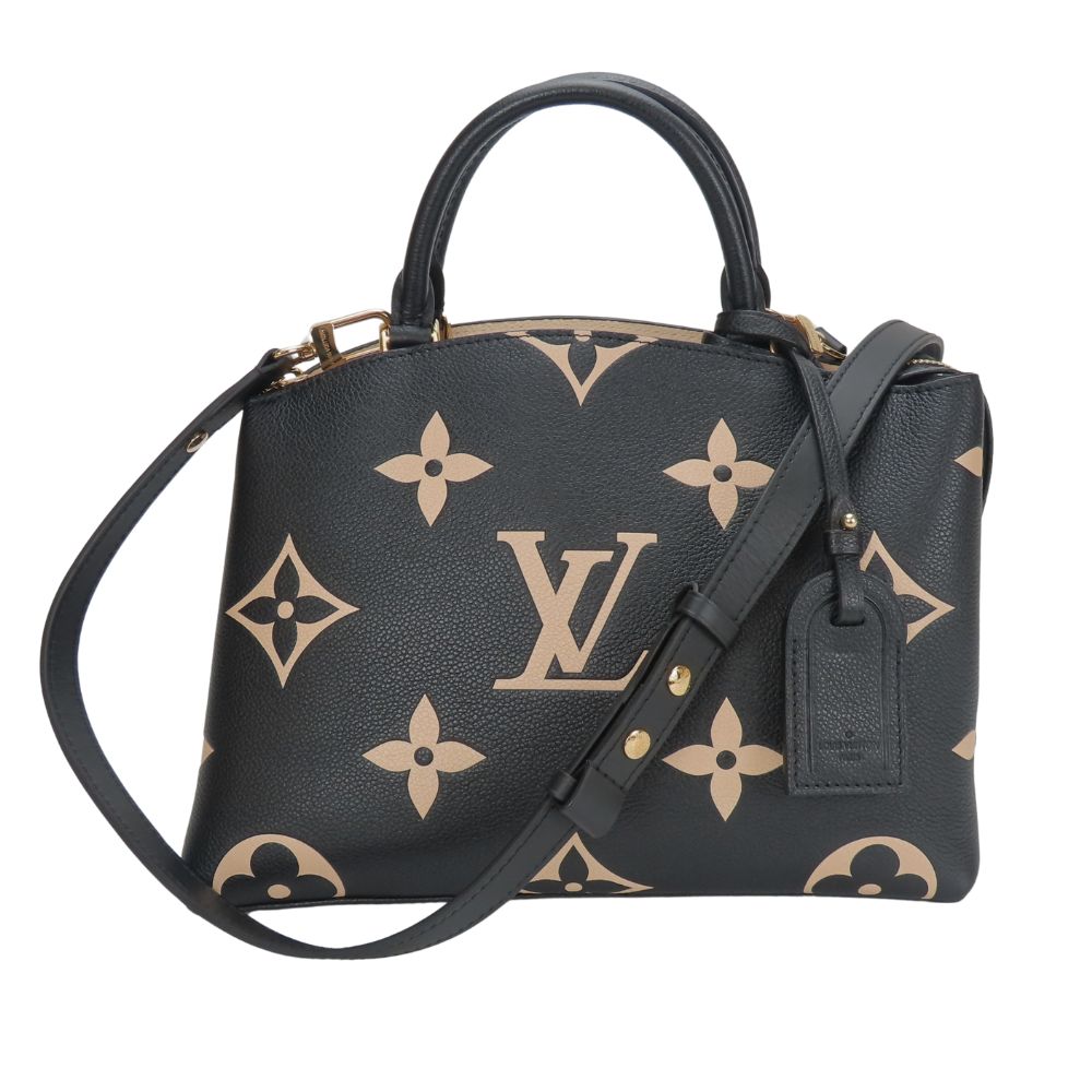 Louis Vuitton M58913 Ann Platt Noir Petit Monogram Handbag