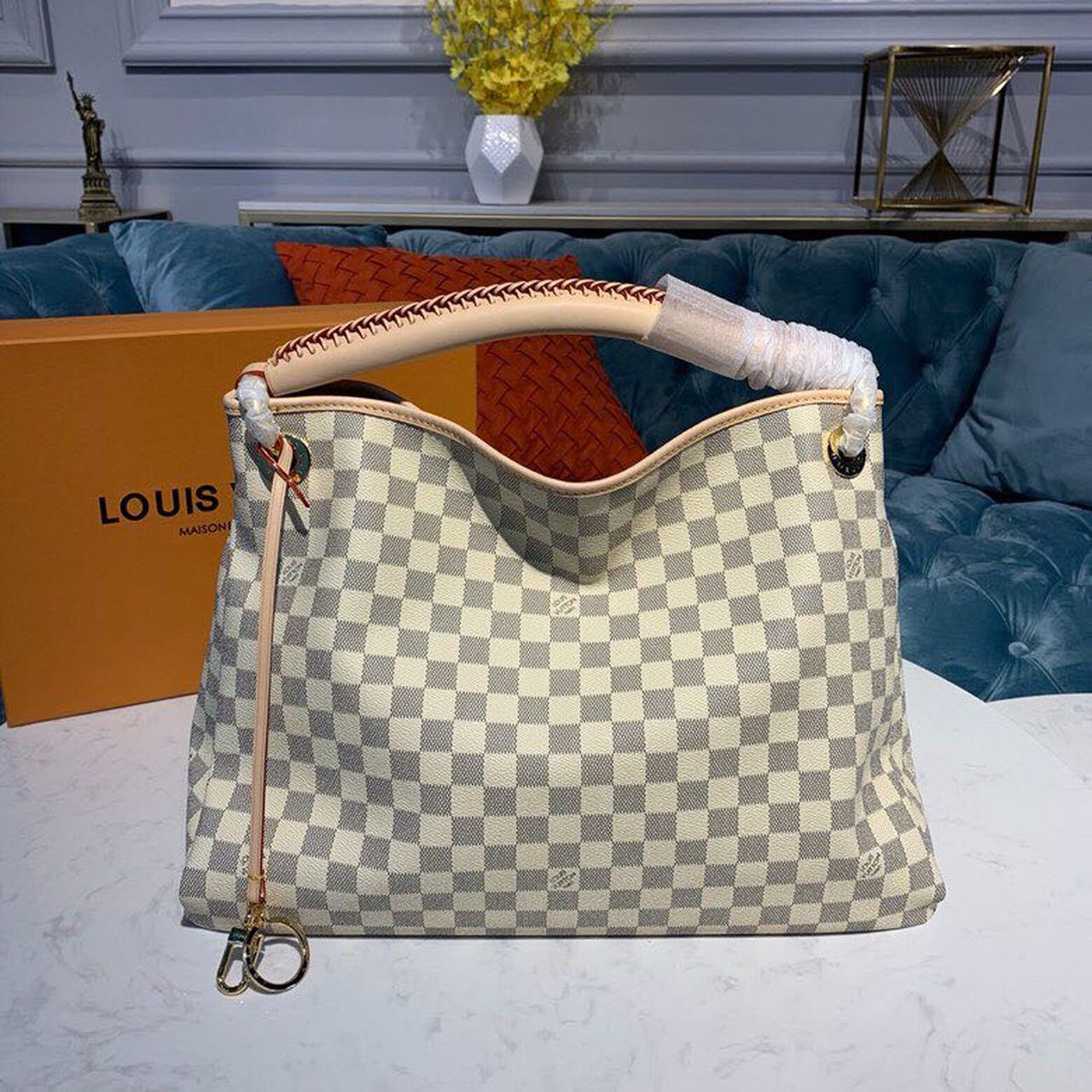 Top Quality Artsy Mm Damier Azur For Canvas Travel Bag