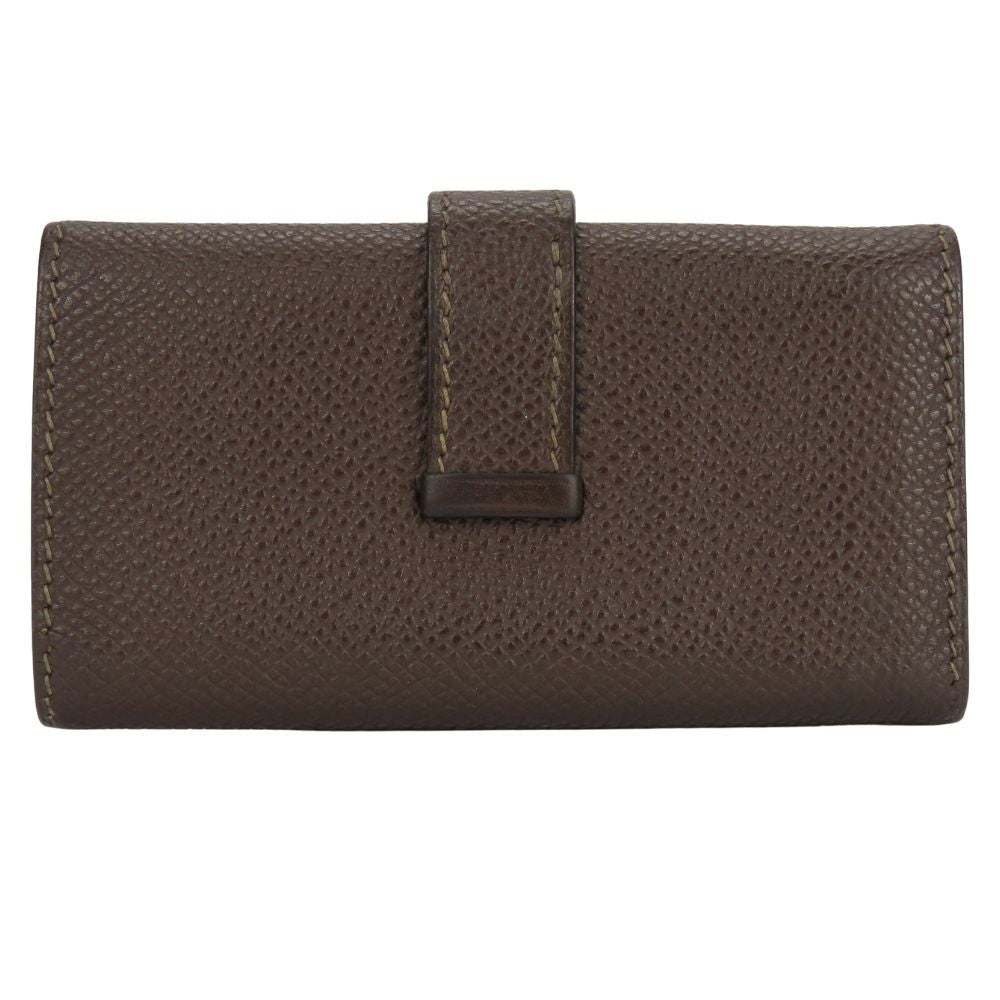 Key Case Key Holder Epsom Dark Bean Brown Travel Bag