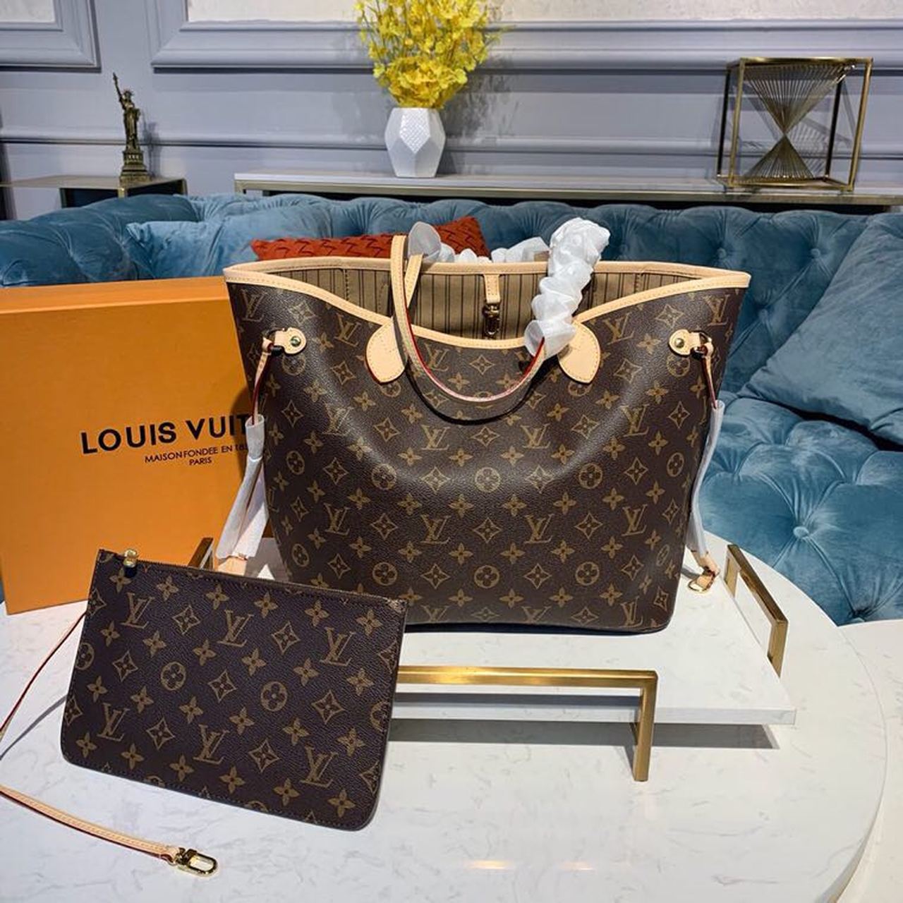 Top Quality Neverfull Mm Tote Bag For Canvas Monogram Shoulder Bag