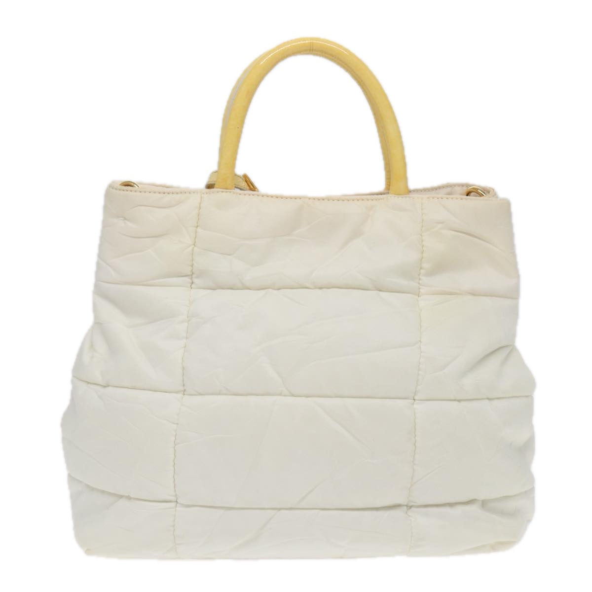 Prada Shoulder Bag Auth Nylon White
