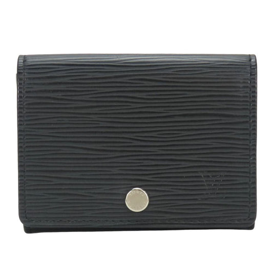 Louis Vuitton M56169 Epi Anneveld Cult de Leather Black Wallet Case