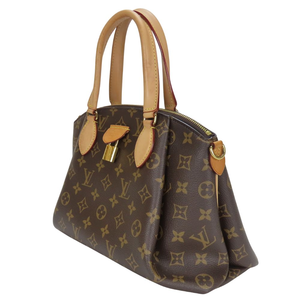 Louis Vuitton M44543 Tanned Livory PM Monogram Leather Brown Handbag
