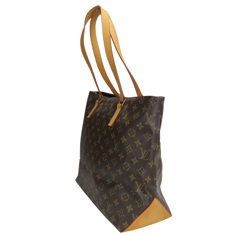Louis Vuitton M51151 Tanned Cabas Mezzo Monogram Leather Brown Tote Bag