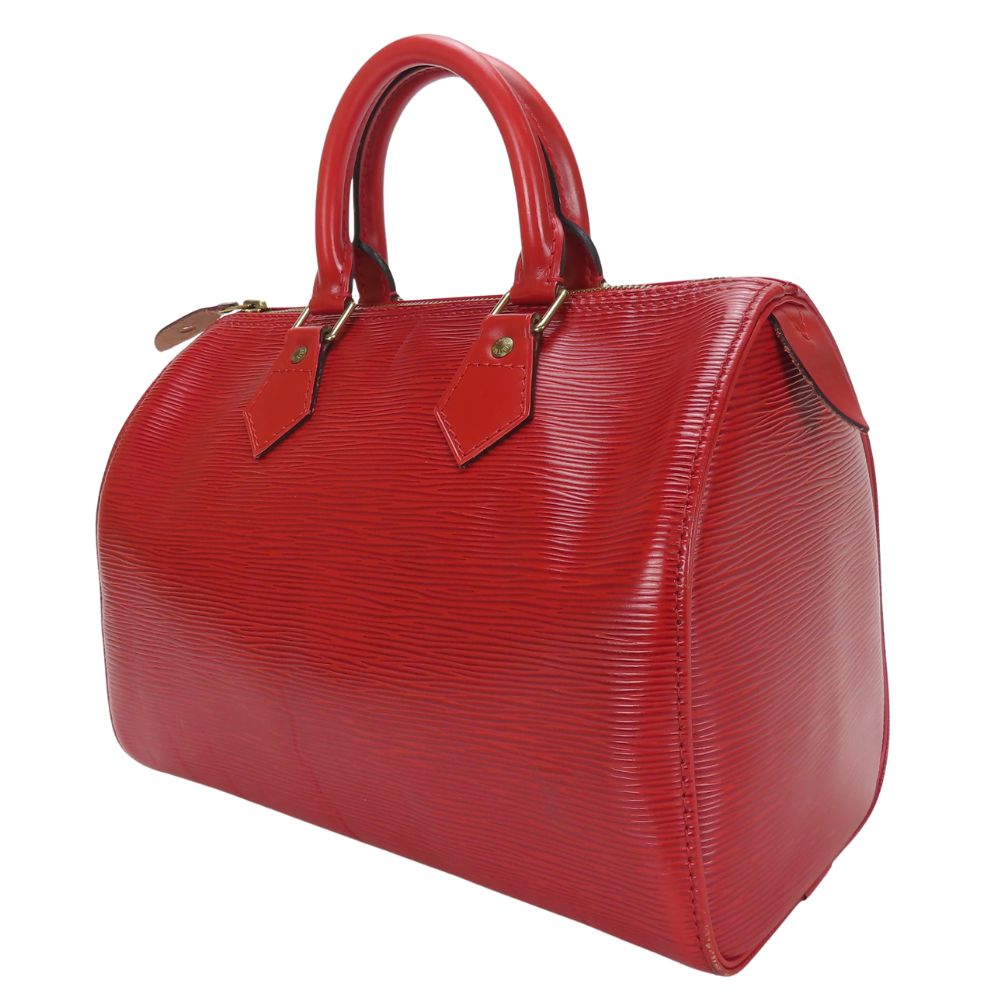 Louis Vuitton M43017 Epi Speedy 25 Leather Red Handbag