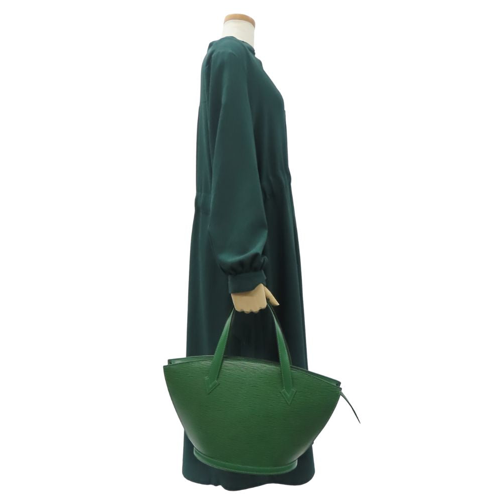 Louis Vuitton M52274 Epi Borneo Sun jack Leather Green Handbag