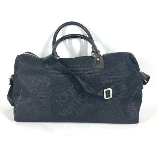 Louis Vuitton Boston Duffel M93601 Damier Jean Canvas Black Travel Bag