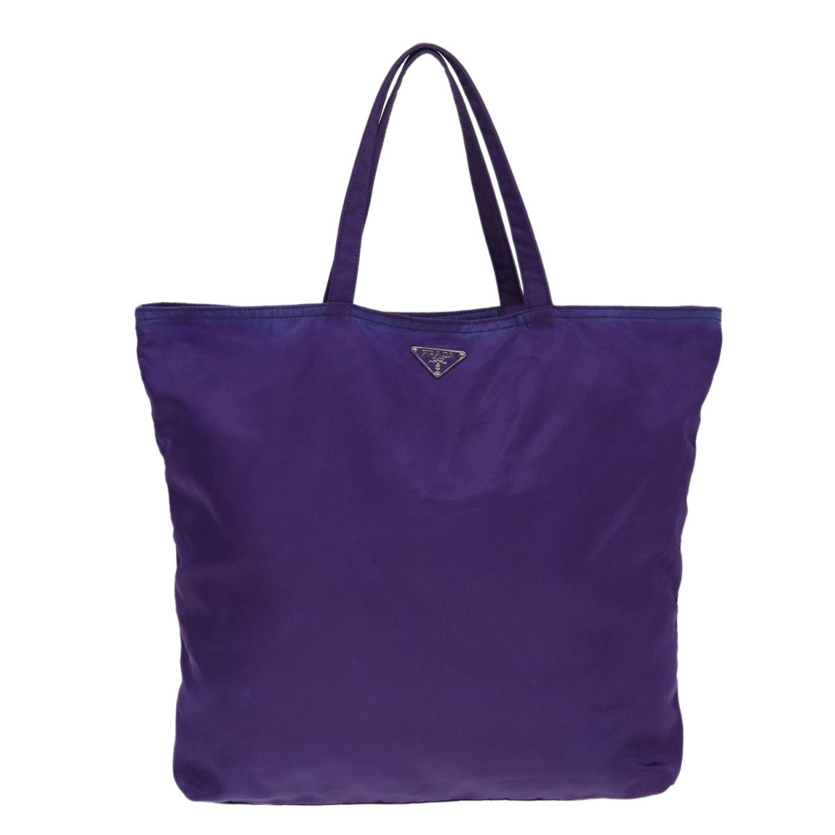 Prada Tote Bag Auth Nylon Purple