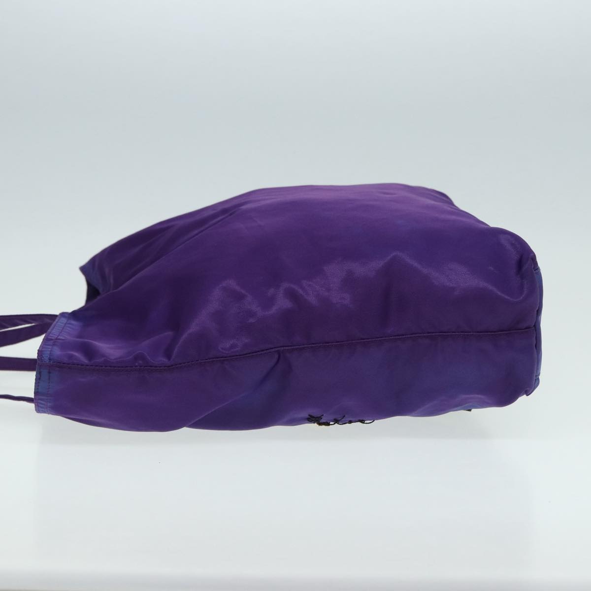 Prada Tote Bag Auth Nylon Purple