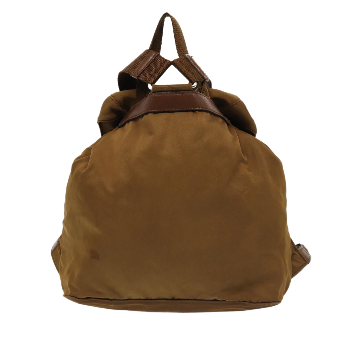 Prada Backpack Auth Nylon Brown