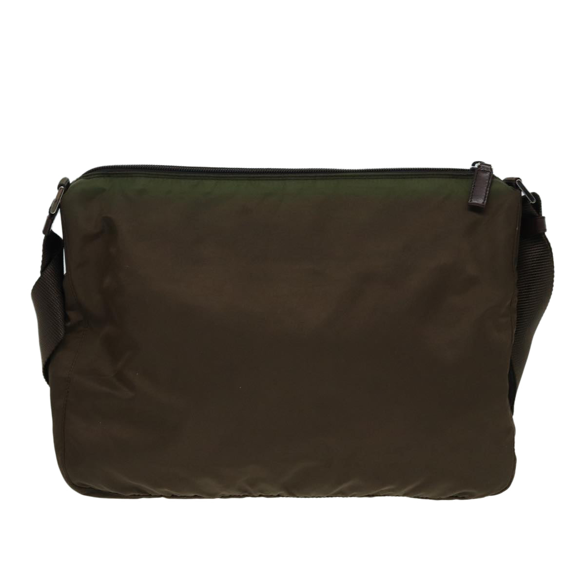Prada Shoulder Bag Auth Nylon Brown