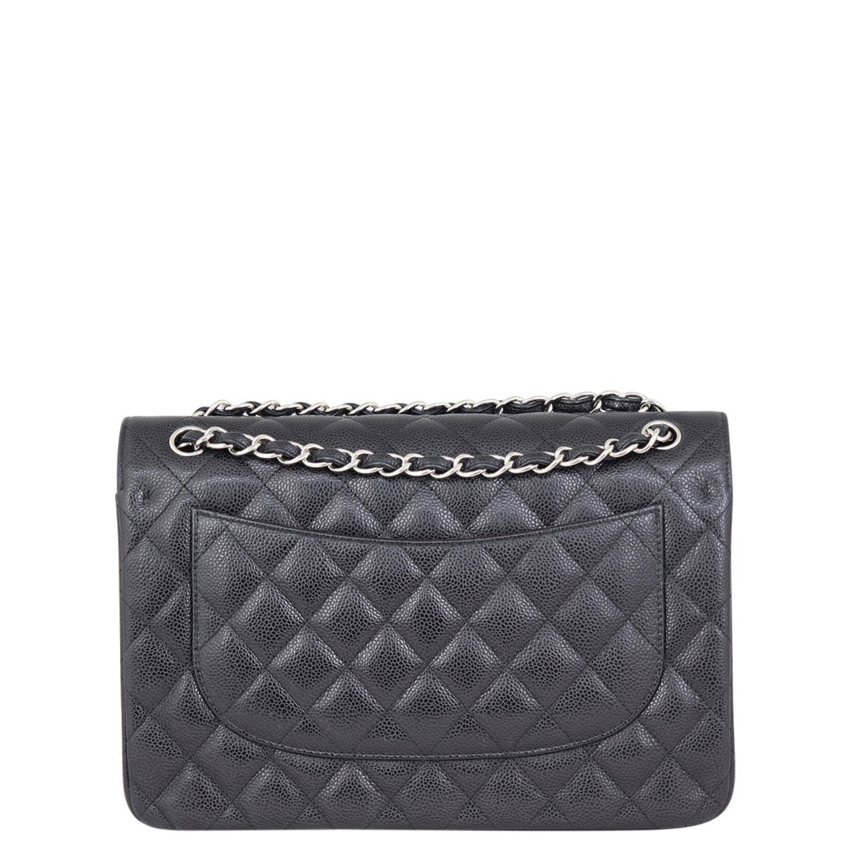 Chanel Classic Double Jumbo 19 Series Handbag Black Flap