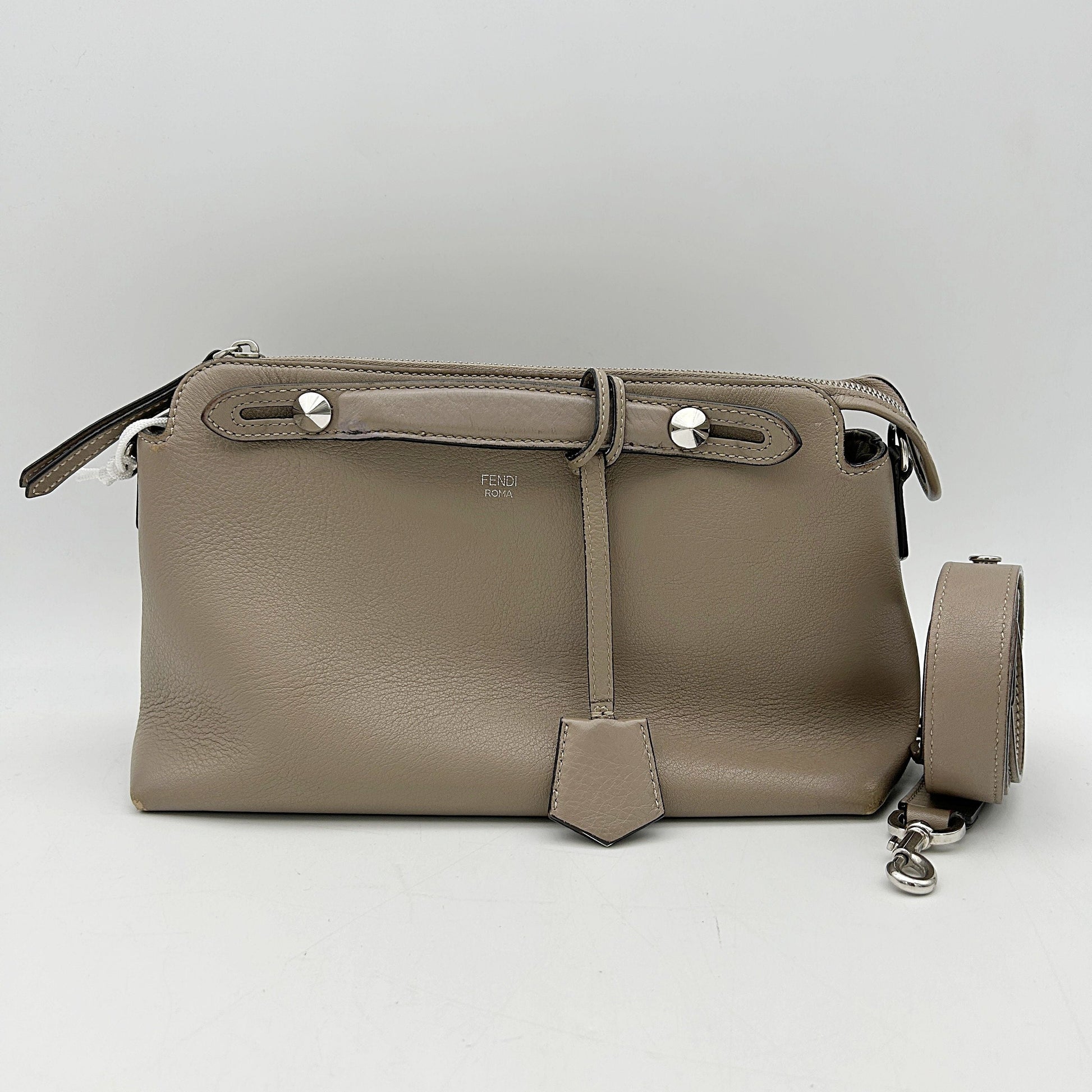 Dolce By The Way Boston Bag Tortora Vitello Medium Handbag
