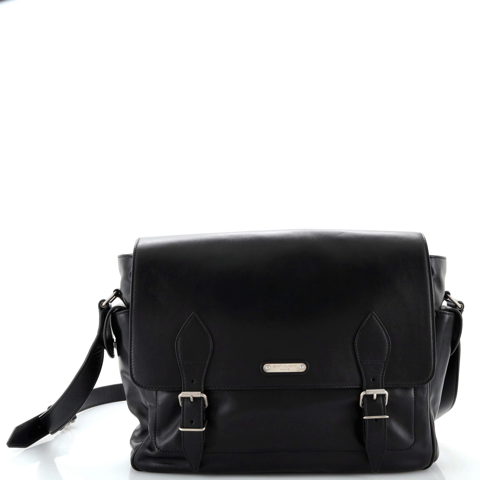 YSL Saint Laurent Saint Laurent Trending Id Messenger Bag Leather Medium Travel Bag