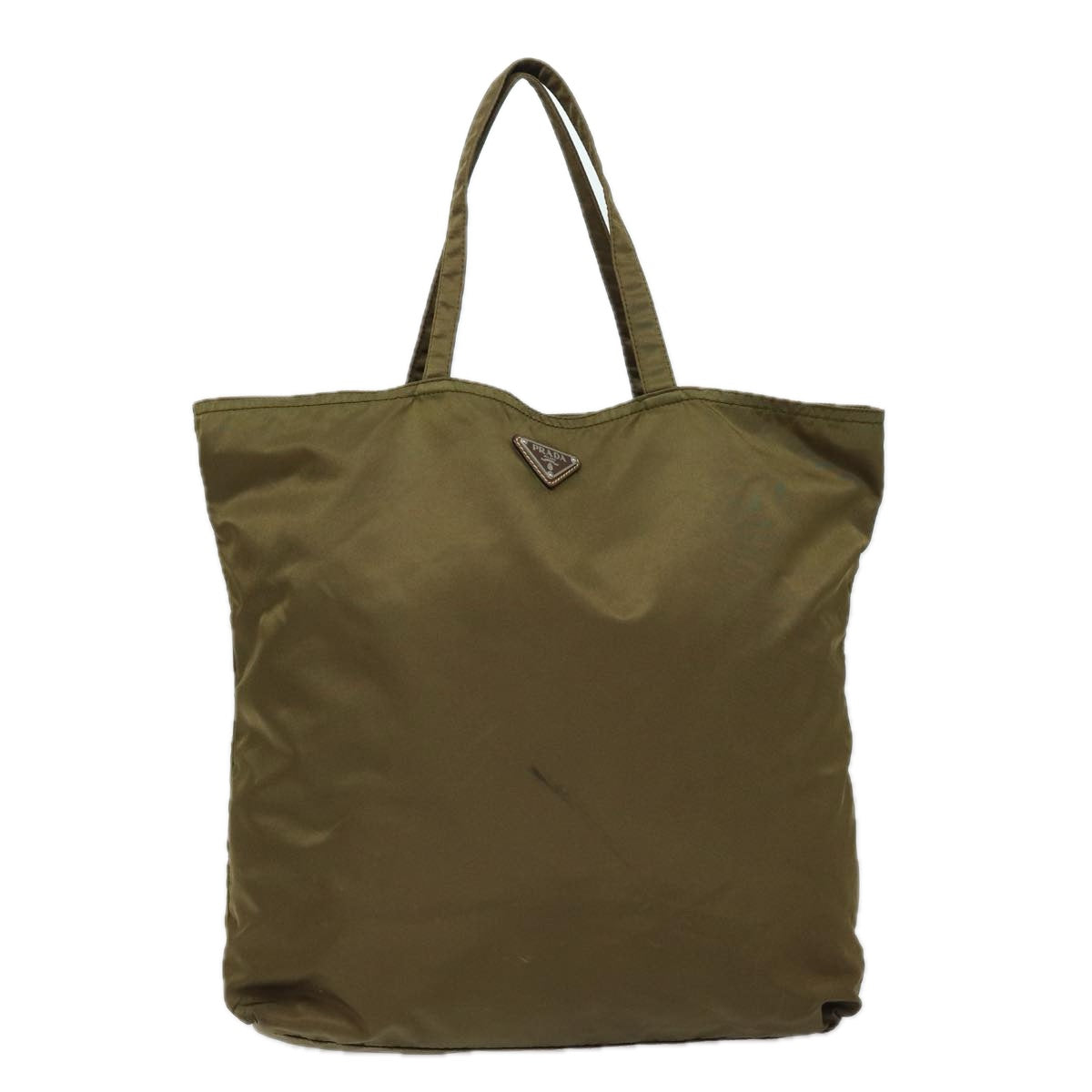 Prada Tote Bag Khaki Auth Nylon Khaki Auth 85540