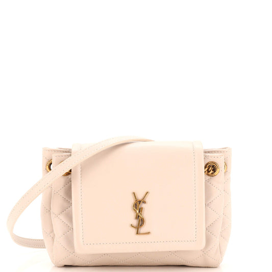 YSL Saint Laurent Saint Laurent Trending Nolita Satchel Leather Quilted Travel Bag