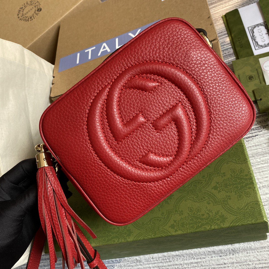 gg Soho Disco , ’s Red Small Crossbody Bag