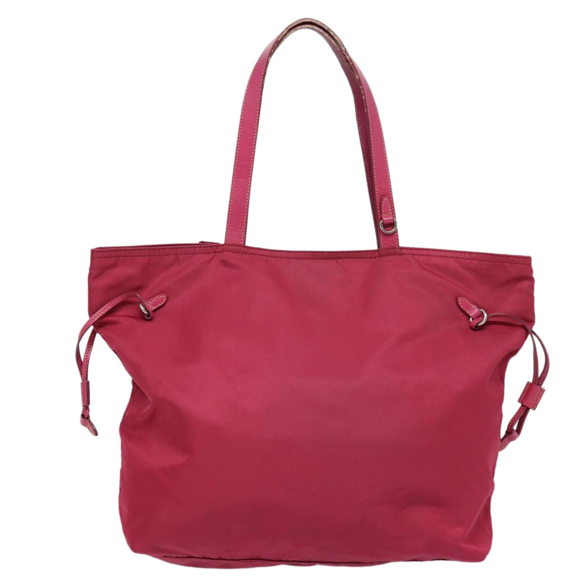Prada Tote Bag Auth Nylon Pink