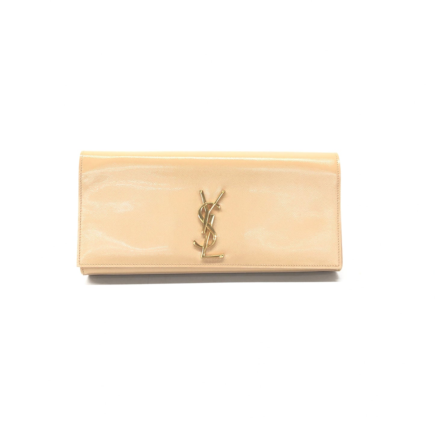 YSL Saint Laurent Clutch Leather Patent Clutch Bag