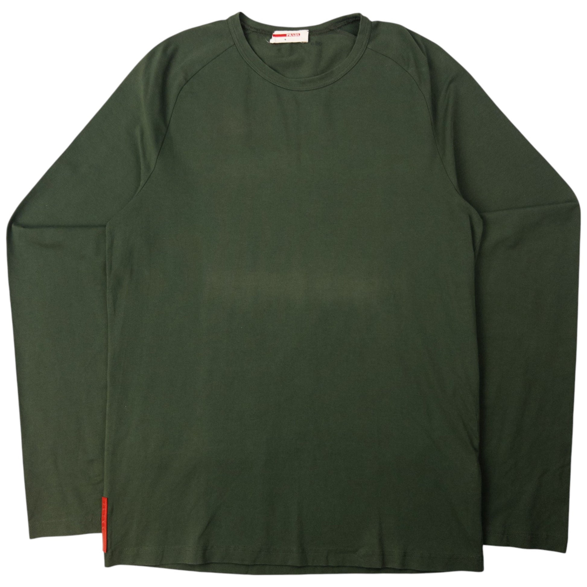 Prada Handbag Sport Long Sleeve T Shirt Green