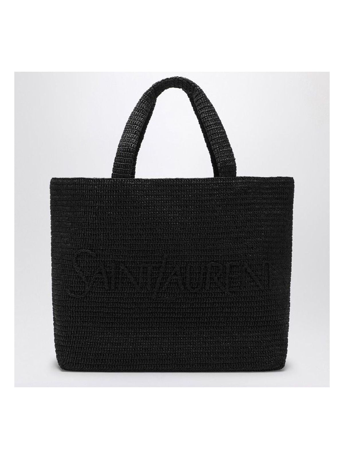 YSL Saint Laurent Luxury Trending Women Tote Bag In 776763G El Raffia Black