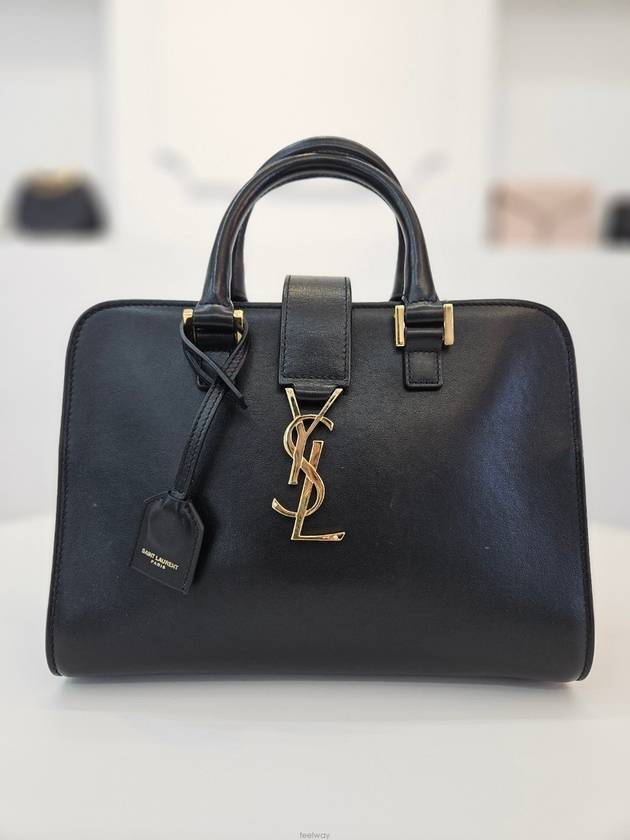 YSL Saint Laurent Saint Laurent Trending Cabas Bag Monogram Black Travel Bag