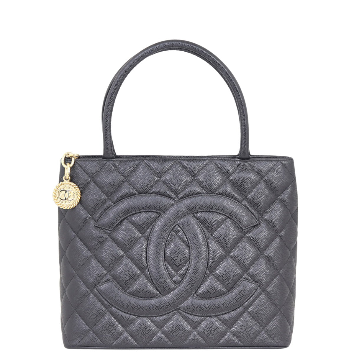 Chanel Medallion Tote Black Tote Bag