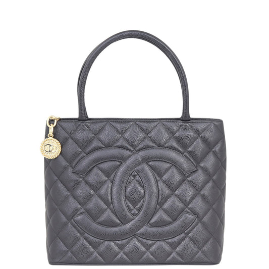 Chanel Medallion Tote Black Tote Bag