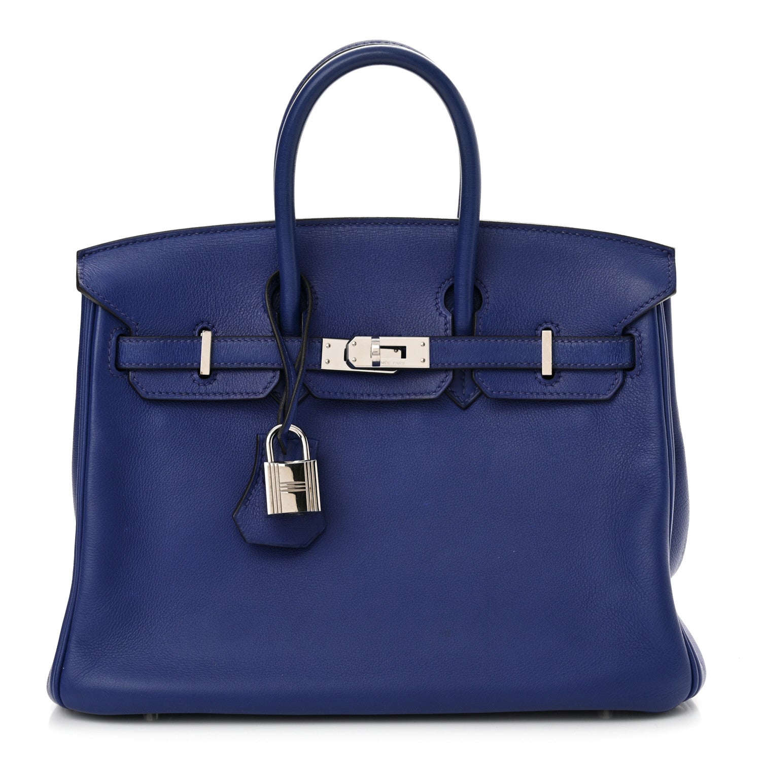 Hermes Swift Birkin Bleu Electrique Handbag Travel Bag