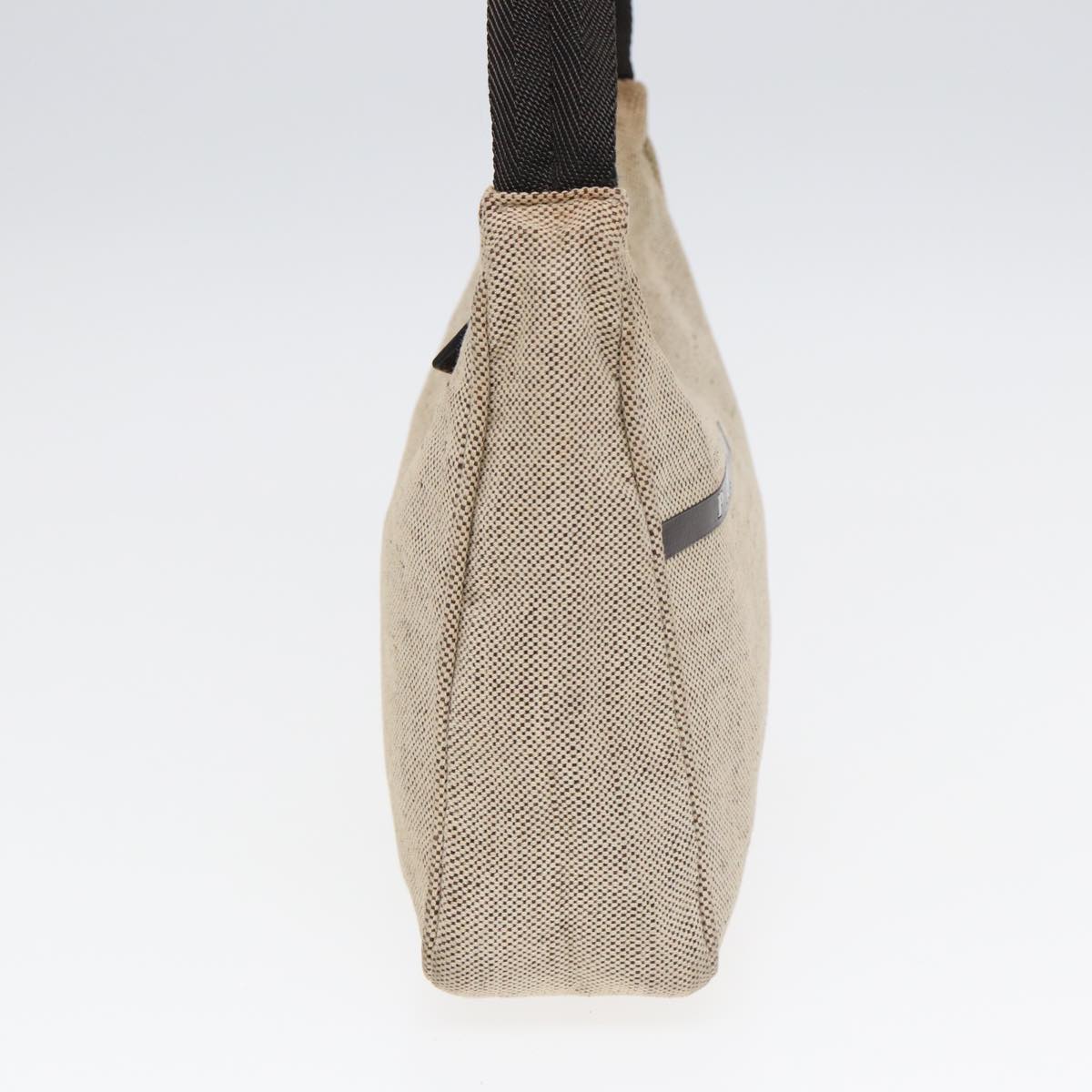 Prada Hand Bag Auth Canvas Beige Travel Bag Beige Auth 87677