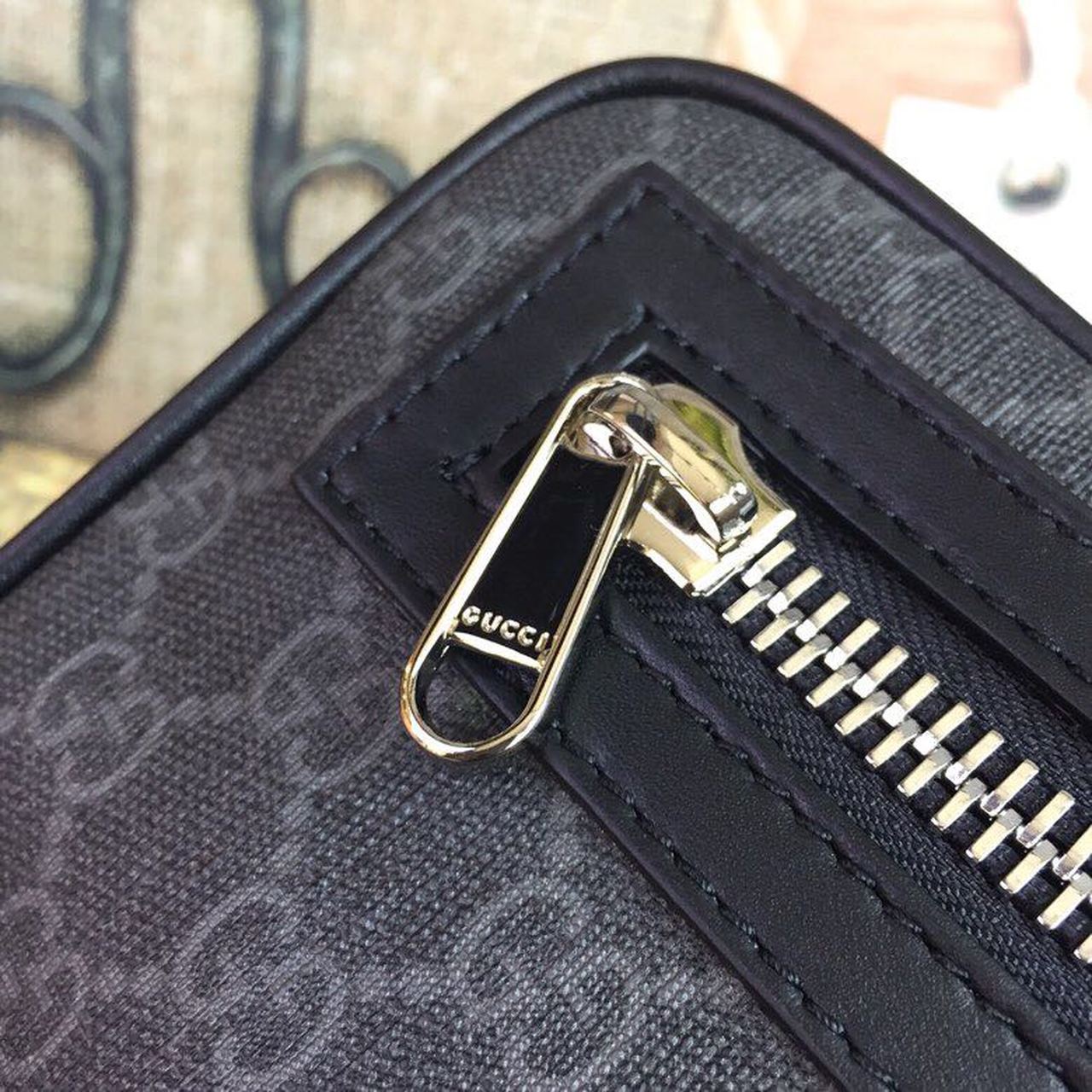 gg Belt Soft gg Supreme Black Grey Accessory