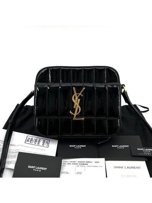 YSL Saint Laurent Saint Laurent Trending Patent Vicky Bag Cross Small Travel Bag