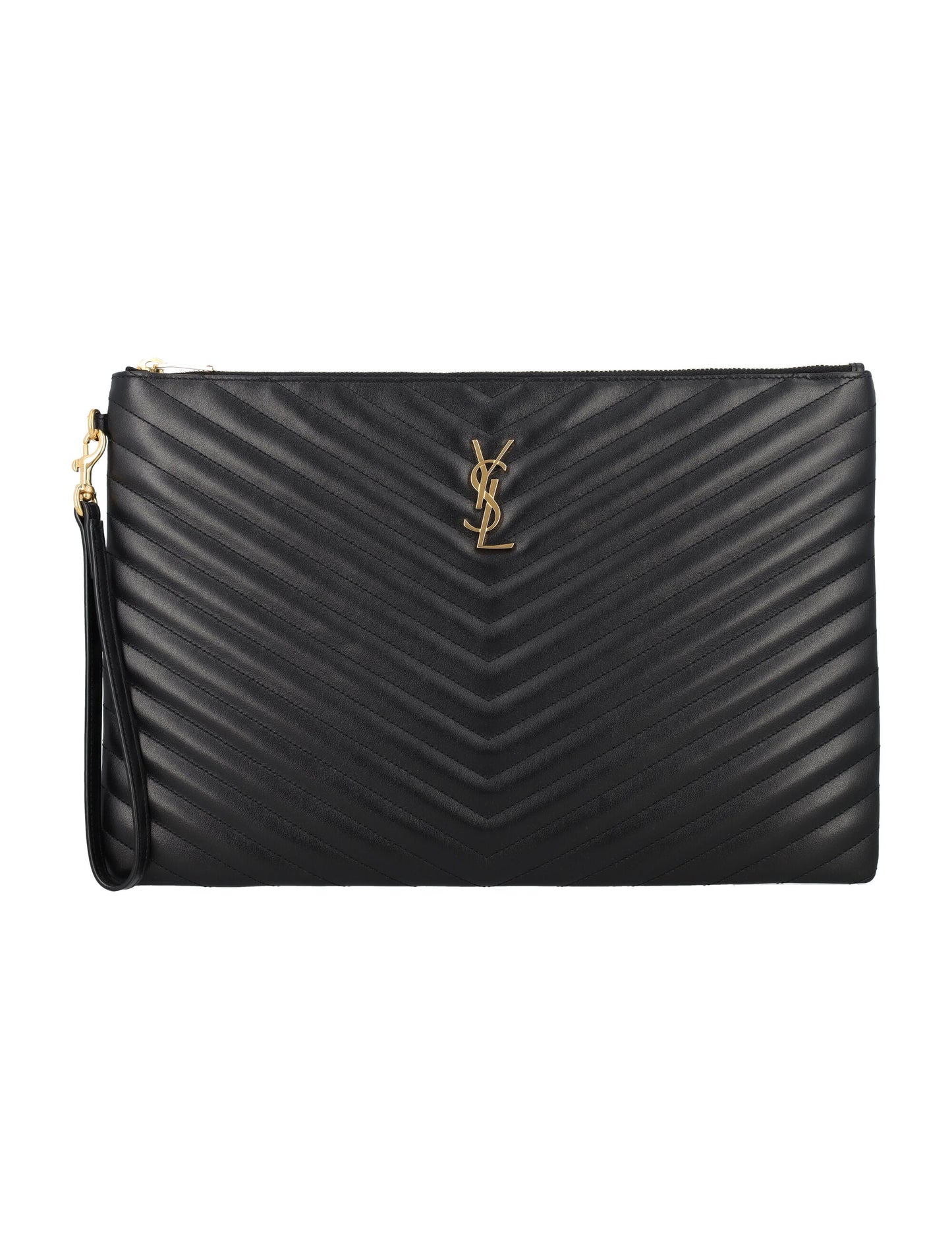 YSL Saint Laurent Trending Women Mono Pouch In Color Travel Black Travel Bag