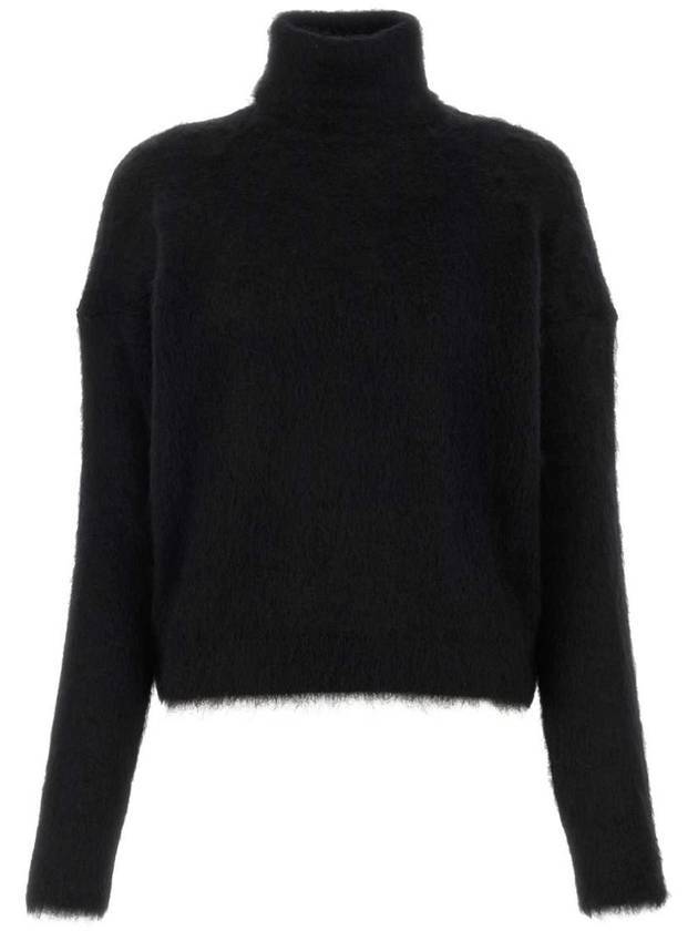 YSL Saint Laurent Saint Laurent Trending Women Mohair Blend Turtleneck Black Travel Bag