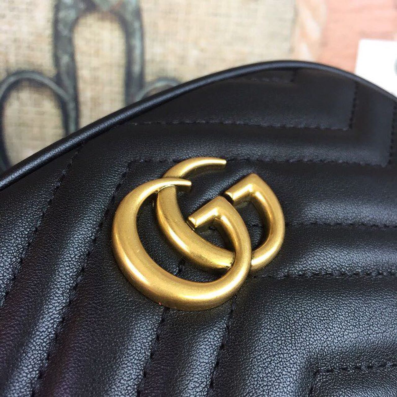 gg Marmont Belt 7in 18cm Black Accessory