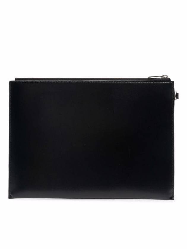 YSL Saint Laurent Luxury Trending Tiny Clutch Bag Monogram Black Silver 1Jb0E 1000 7