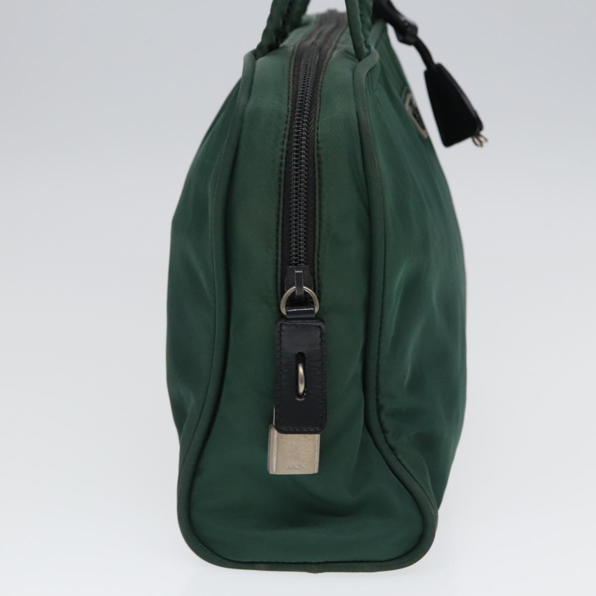 Prada Hand Bag Khaki Auth Nylon Travel Bag Khaki Auth 89319