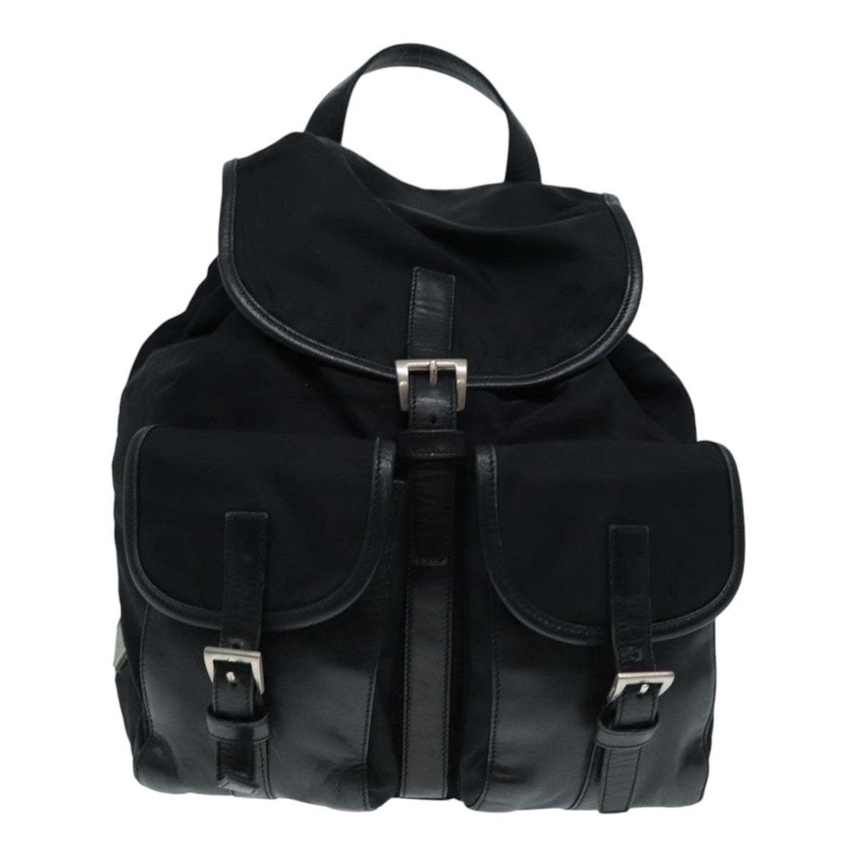 Prada Backpack Auth Nylon Black