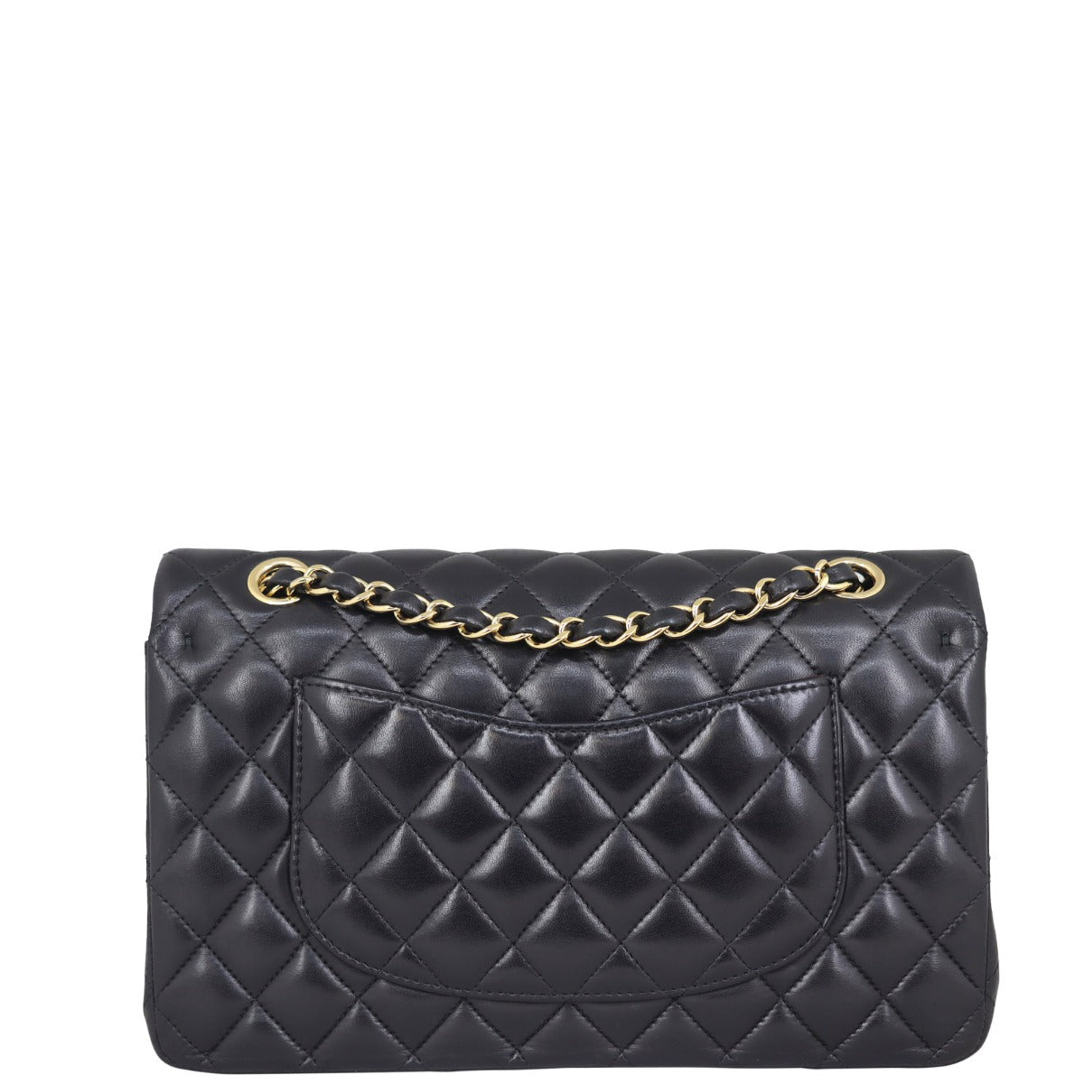 Chanel Classic Double Hardware 19 Series Handbag Gold Medium