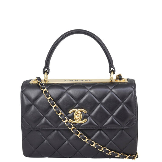 Chanel CC Trendy Hardware Handbag Gold Small