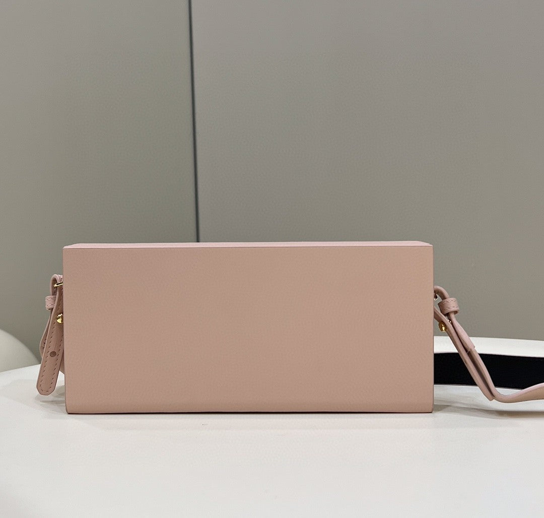 Horizontal Box Pink Travel Bag